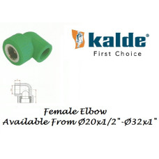 ELBOW Female Thd. PPRC Kalde Turkey (PN-25) ELBOW Female Thd. PPRC Kalde Turkey (PN-25)