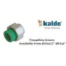 UNION Female Thd. PPRC Kalde Turkey (PN-25) UNION Female Thd. PPRC Kalde Turkey (PN-25)